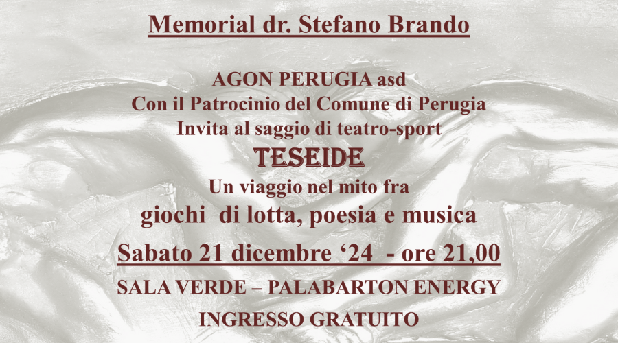 Clicca per accedere all'articolo Perugia 21/12/2024 - Memorial Dott. Stefano BRANDO