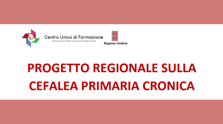 Clicca per accedere all'articolo Centro Unico Formazione Regionale - Corso FAD "EMICRANIA CRONICA: ASPETTI CLINICI E PATOGENETICI"